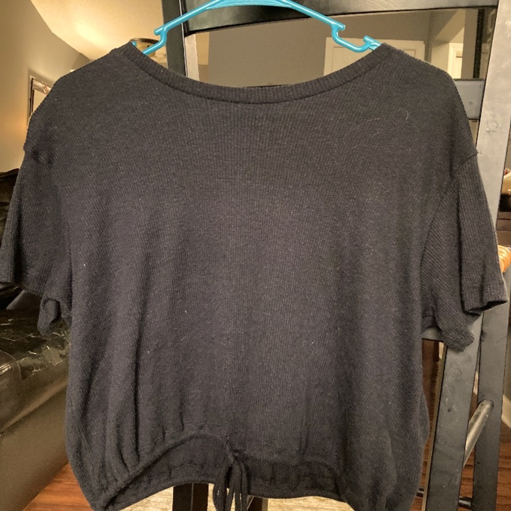 American eagle crop top,black,S